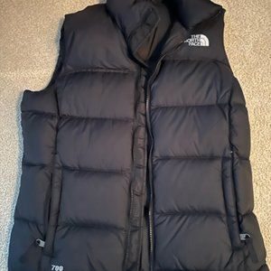 North Face Black Puffer Vest